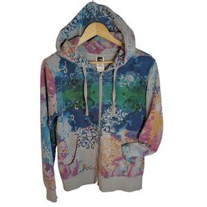 The North Face Multicolor Damask Print Full-Zip Hoodie | M